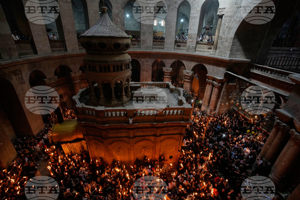 Israel Palestinians Holy Fire