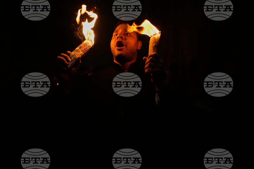 Israel Palestinians Holy Fire