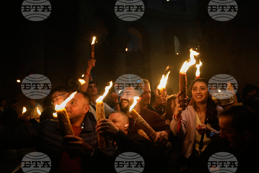 Israel Palestinians Holy Fire