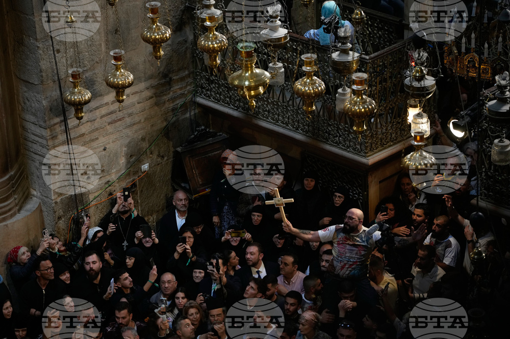 Israel Palestinians Holy Fire