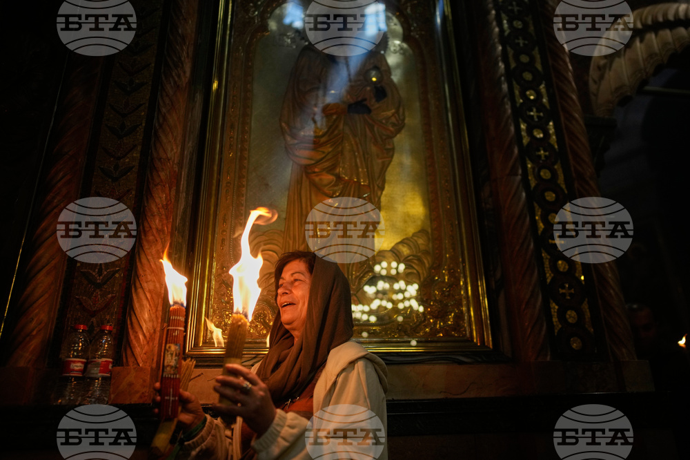 Israel Palestinians Holy Fire