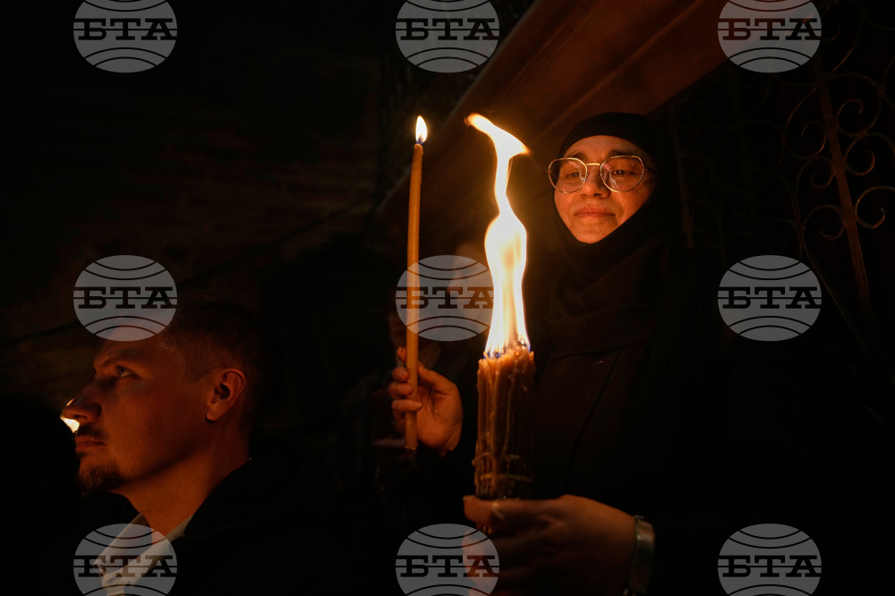 Israel Palestinians Holy Fire