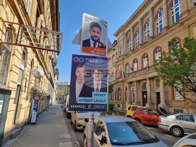 Опозиционната унгарска партия ТИСА има значителна преднина според повечето социологически проучвания преди утрешните парламентарни избори 