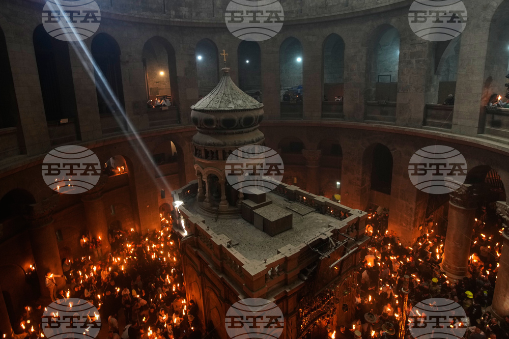 Israel Palestinians Holy Fire