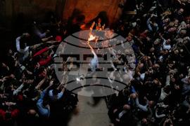 Israel Palestinians Holy Fire