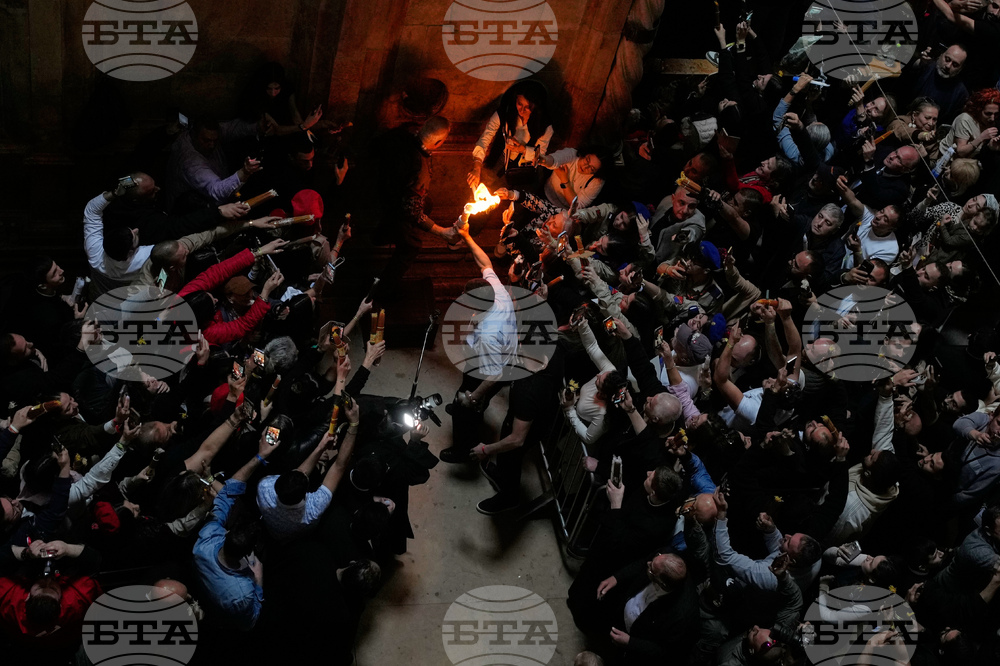 Israel Palestinians Holy Fire