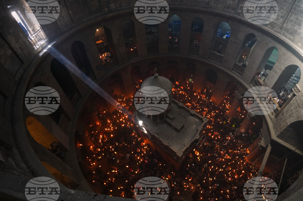 Israel Palestinians Holy Fire