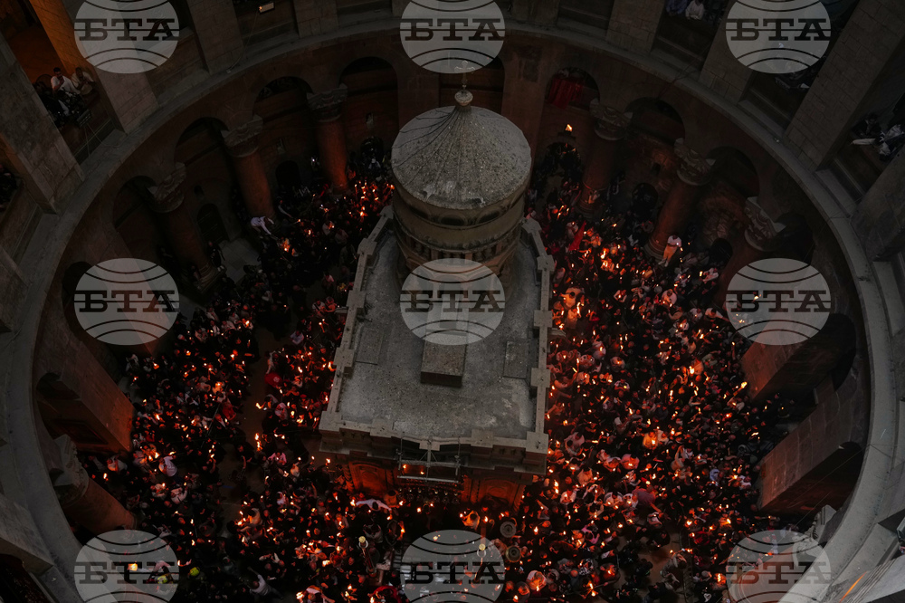 Israel Palestinians Holy Fire