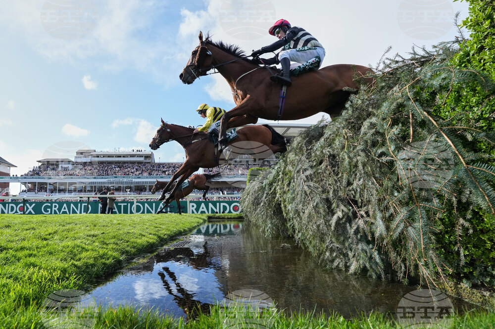 Britain Grand National Horse Racing