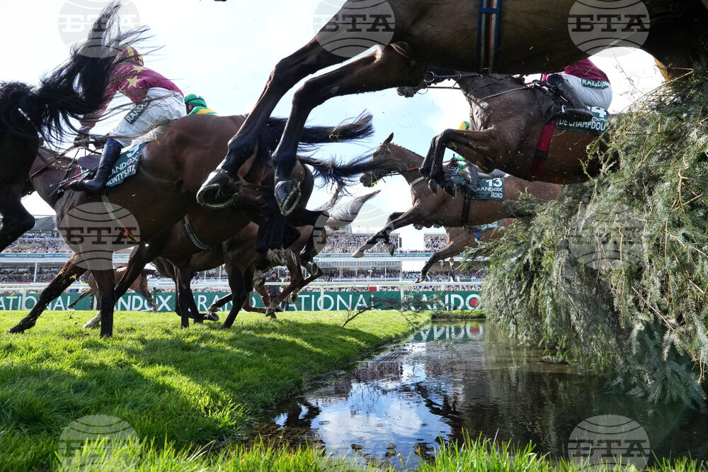Britain Grand National Horse Racing