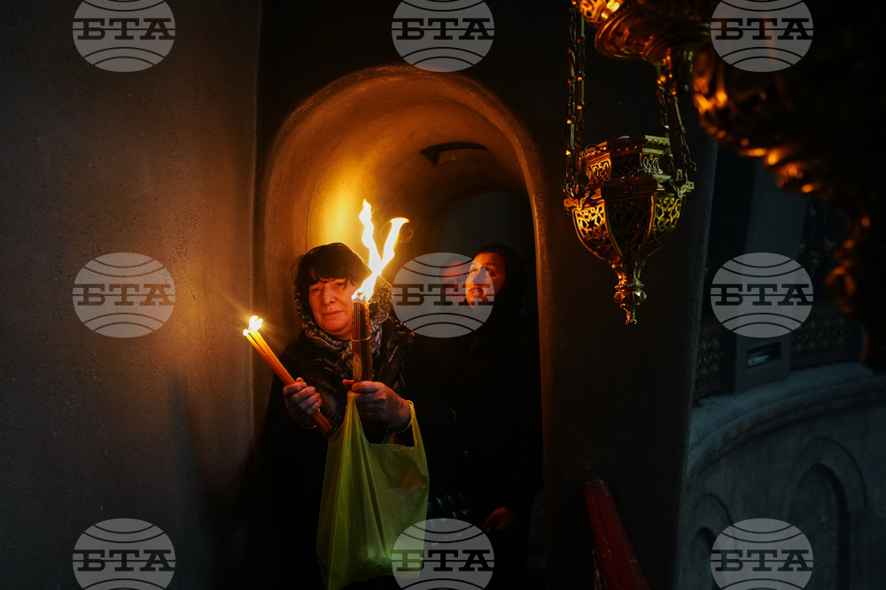 APTOPIX Israel Palestinians Holy Fire