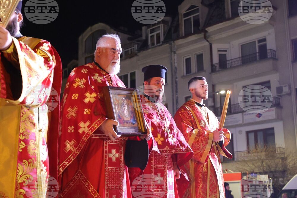 Бургас - Пасхална служба - Възкресение Христово