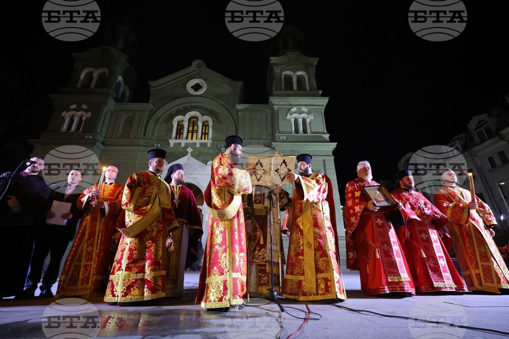 Бургас - Пасхална служба - Възкресение Христово