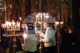 Рилски манастир - Възкресение Христово - пасхално богослужение