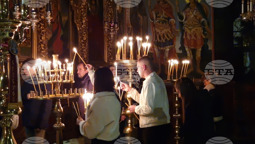 Рилски манастир - Възкресение Христово - пасхално богослужение