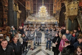 Рилски манастир - Възкресение Христово - пасхално богослужение