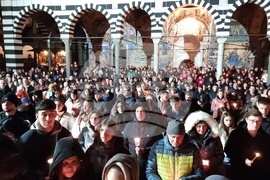 Рилски манастир - Възкресение Христово - пасхално богослужение