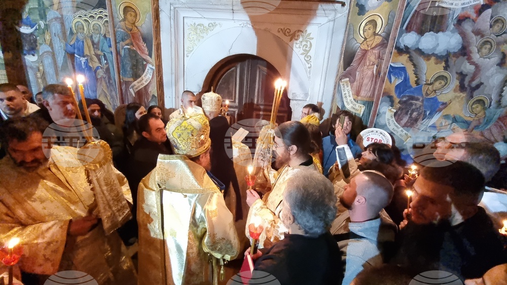 Рилски манастир - Възкресение Христово - пасхално богослужение