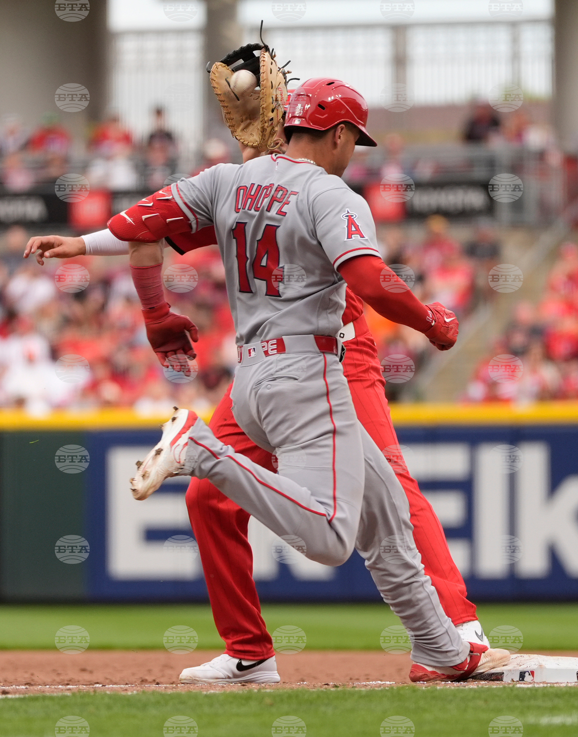 Angels Reds Baseball