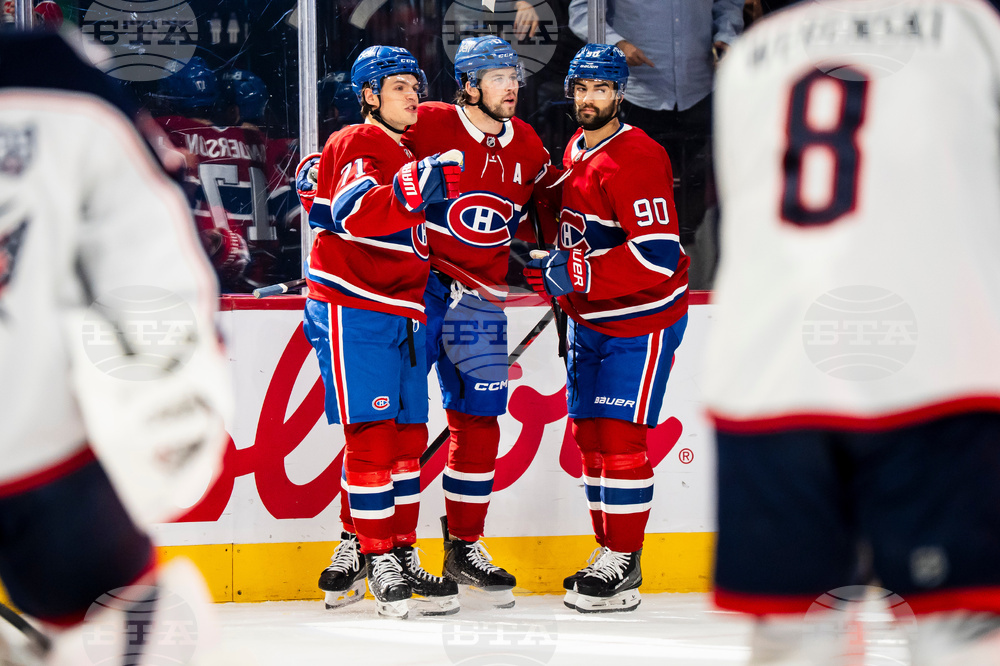 Blue Jackets Canadiens Hockey Hockey