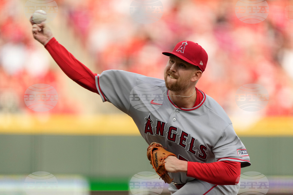 Angels Reds Baseball