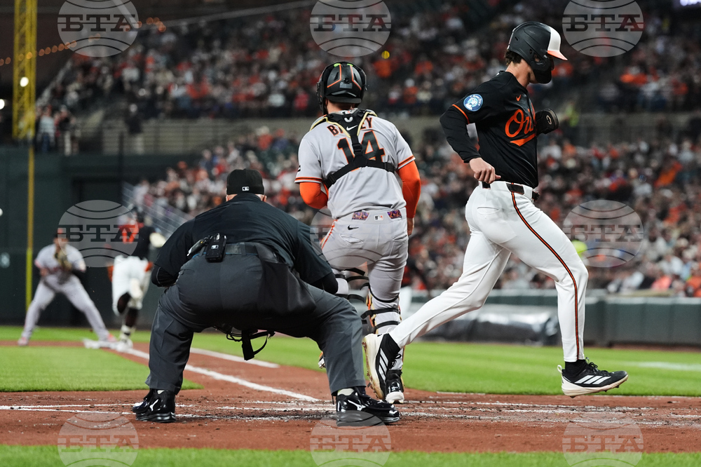 Giants Orioles Baseball