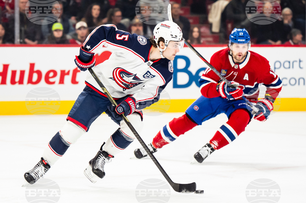 Blue Jackets Canadiens Hockey