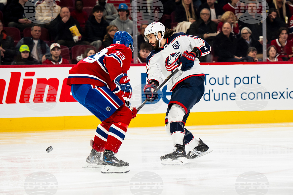 Blue Jackets Canadiens Hockey