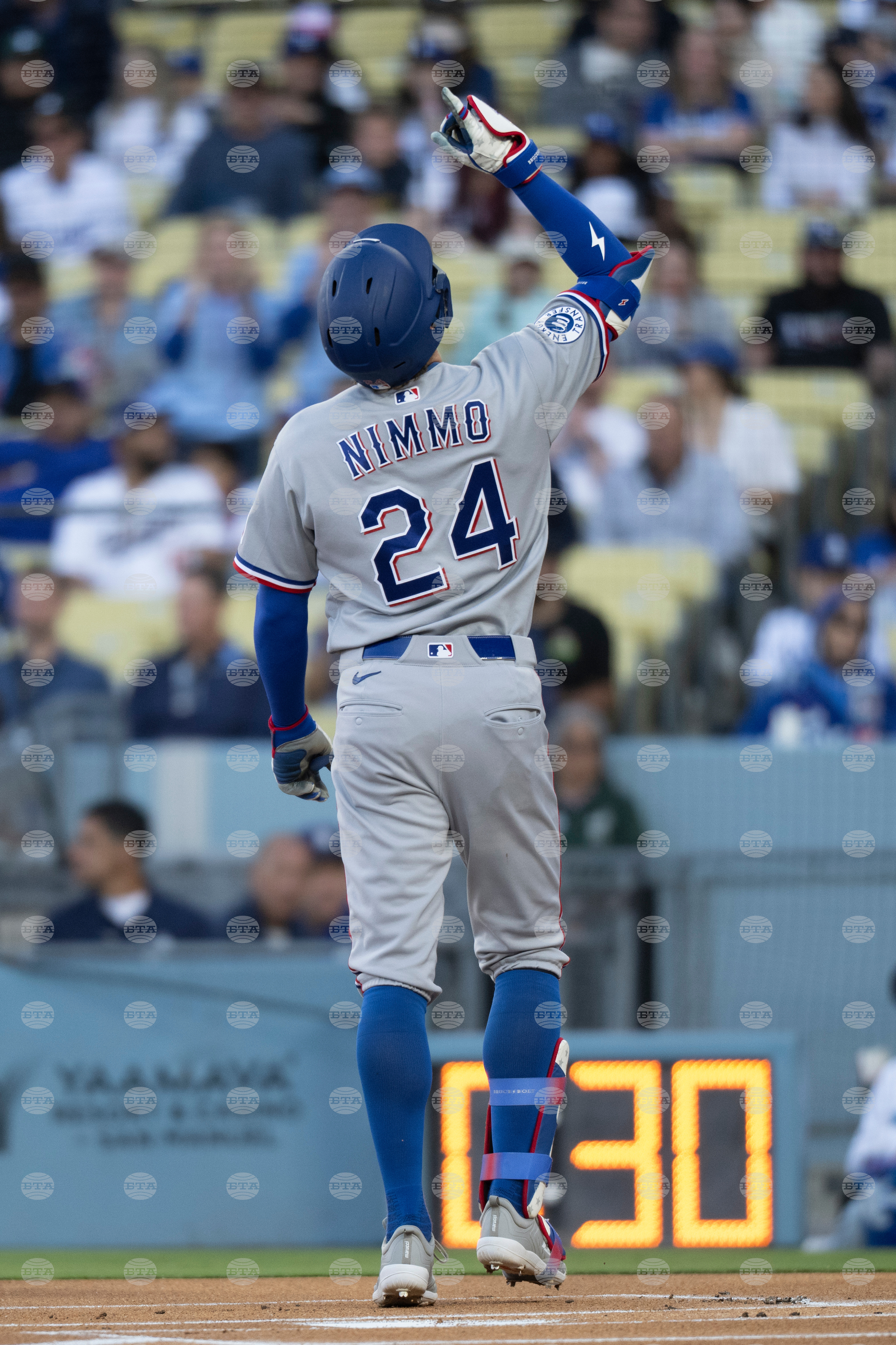 Rangers Dodgers Baseball