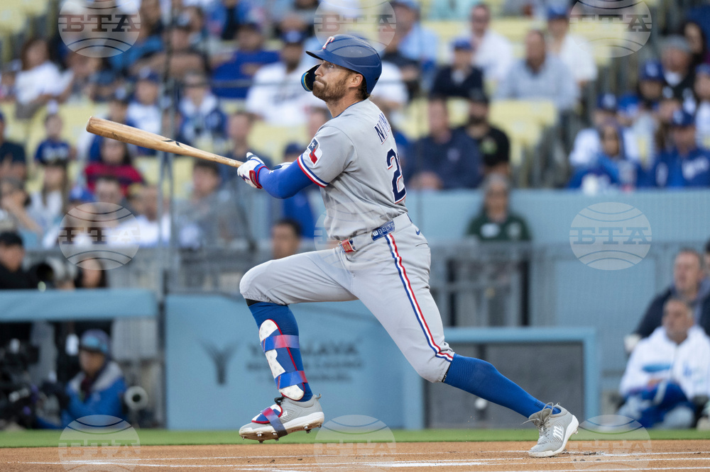 Rangers Dodgers Baseball