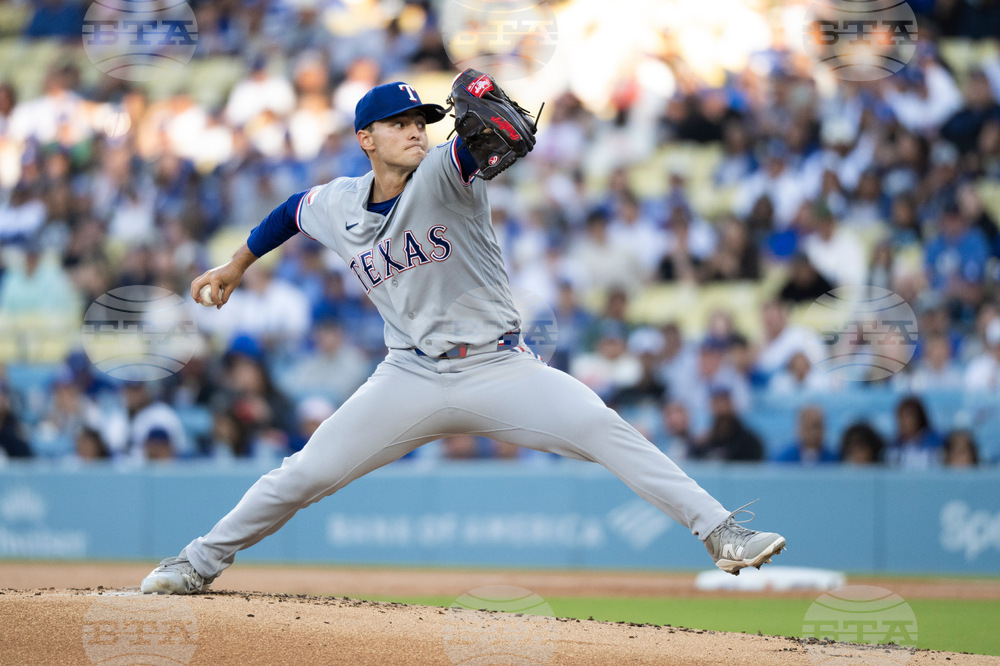 Rangers Dodgers Baseball