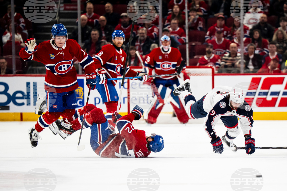 Blue Jackets Canadiens Hockey