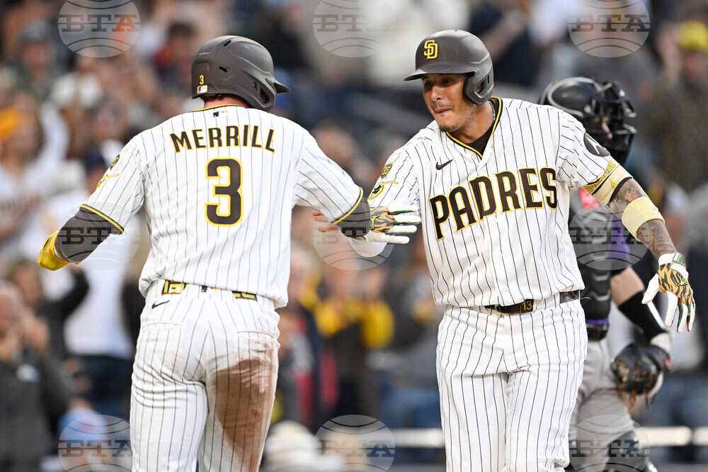 Rockies Padres Baseball