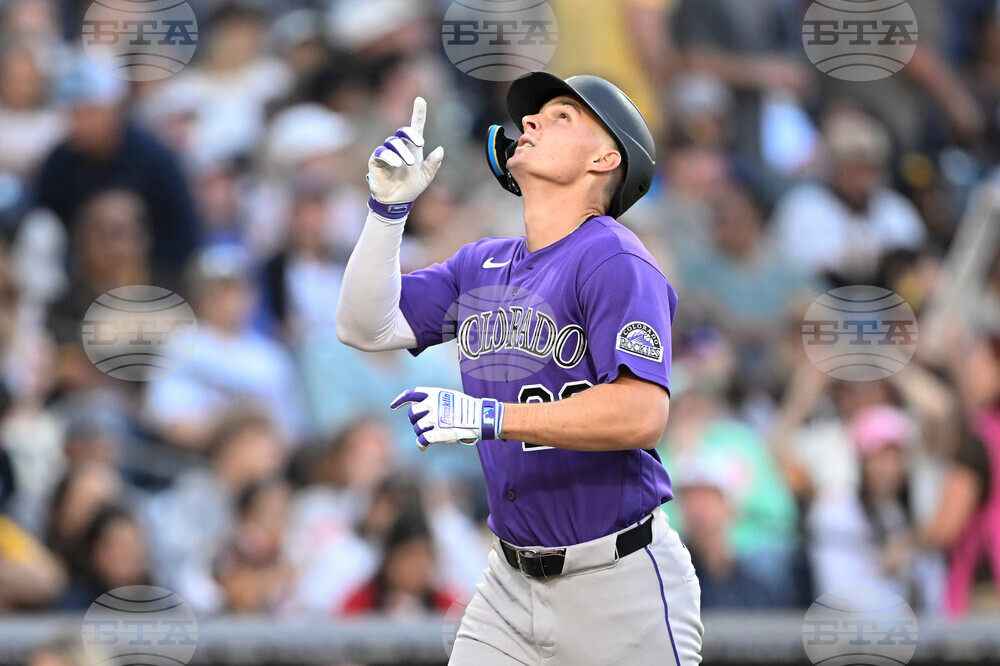 Rockies Padres Baseball