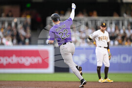 Rockies Padres Baseball