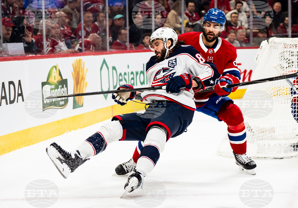 Blue Jackets Canadiens Hockey