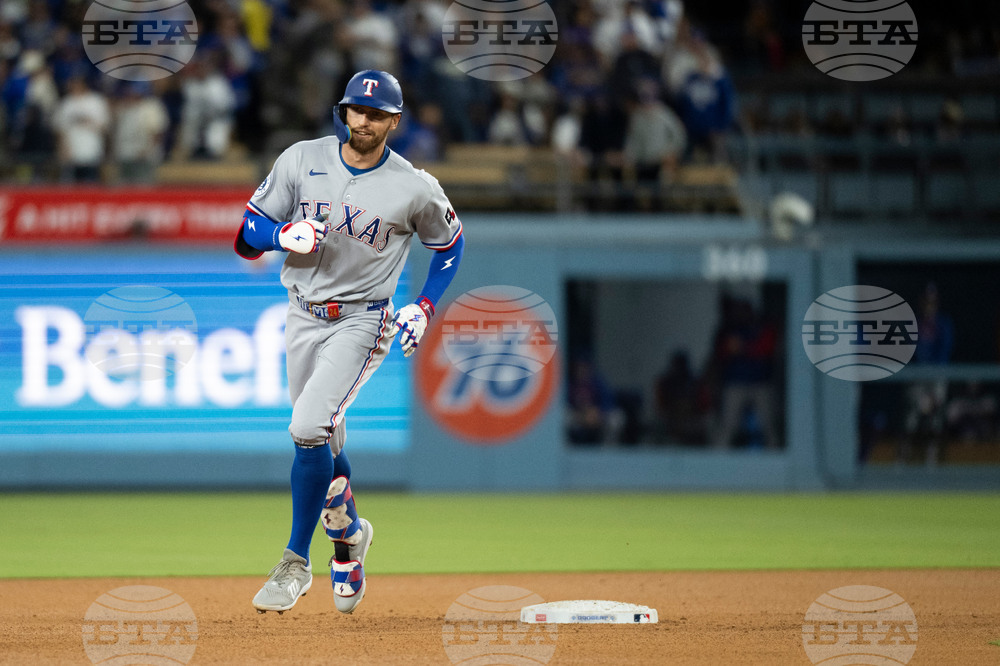 Rangers Dodgers Baseball