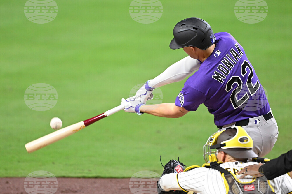 Rockies Padres Baseball