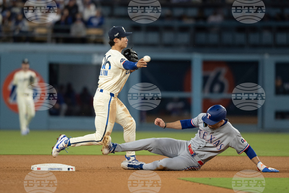 Rangers Dodgers Baseball