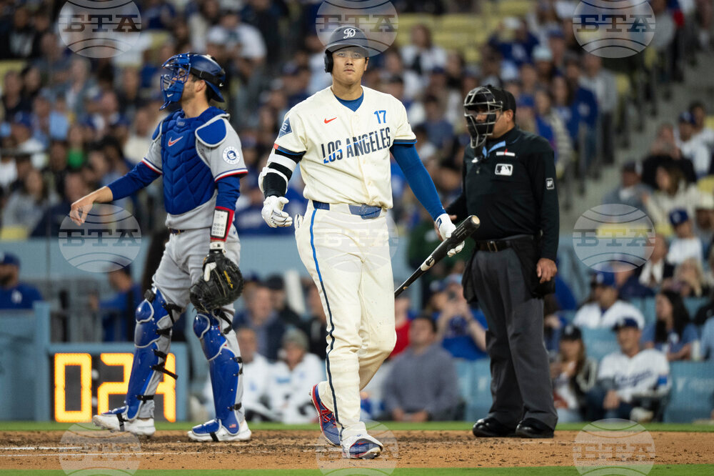 Rangers Dodgers Baseball