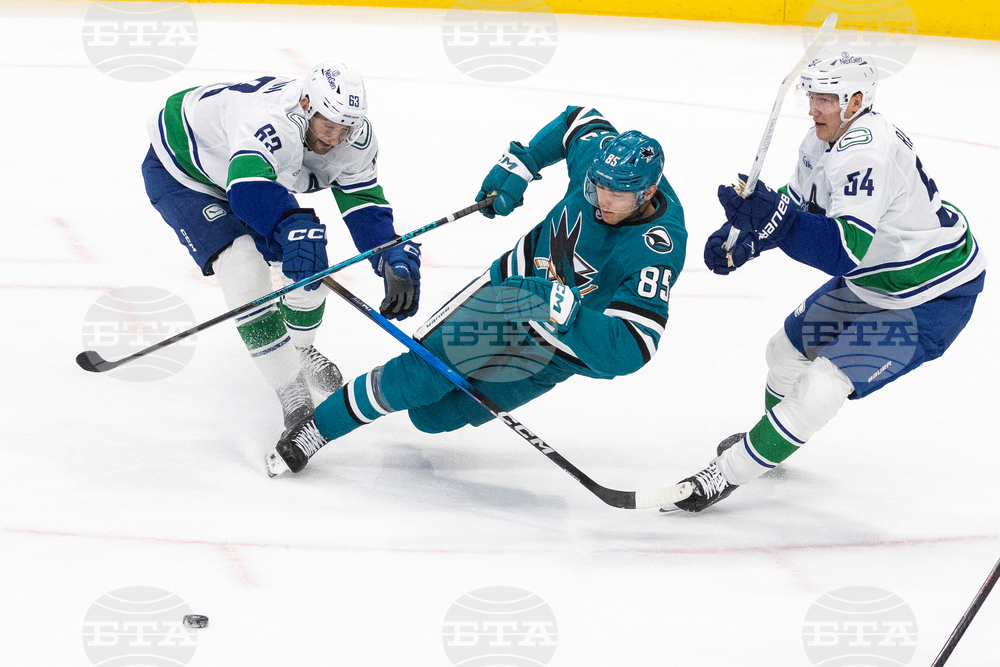 Canucks Sharks Hockey