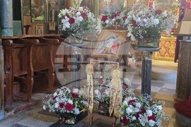 Село Рупите празнична литургия - храм "Успение Богородично"