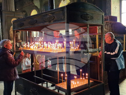 Разград - храм „Св. Николай Мирликийски Чудотворец“  - богослужение за Възкресение Христово