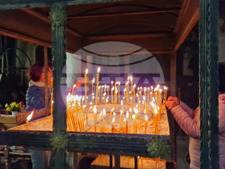 Разград - храм „Св. Николай Мирликийски Чудотворец“  - богослужение за Възкресение Христово