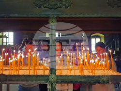 Разград - храм „Св. Николай Мирликийски Чудотворец“  - богослужение за Възкресение Христово