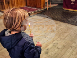 Разград - храм „Св. Николай Мирликийски Чудотворец“  - богослужение за Възкресение Христово