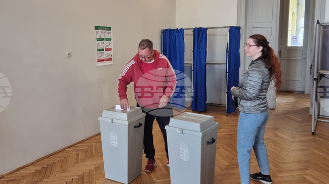 Избирателната активност на парламентарните избори в Унгария към 13 ч. достигна рекордните за последните няколко вота 54,14%