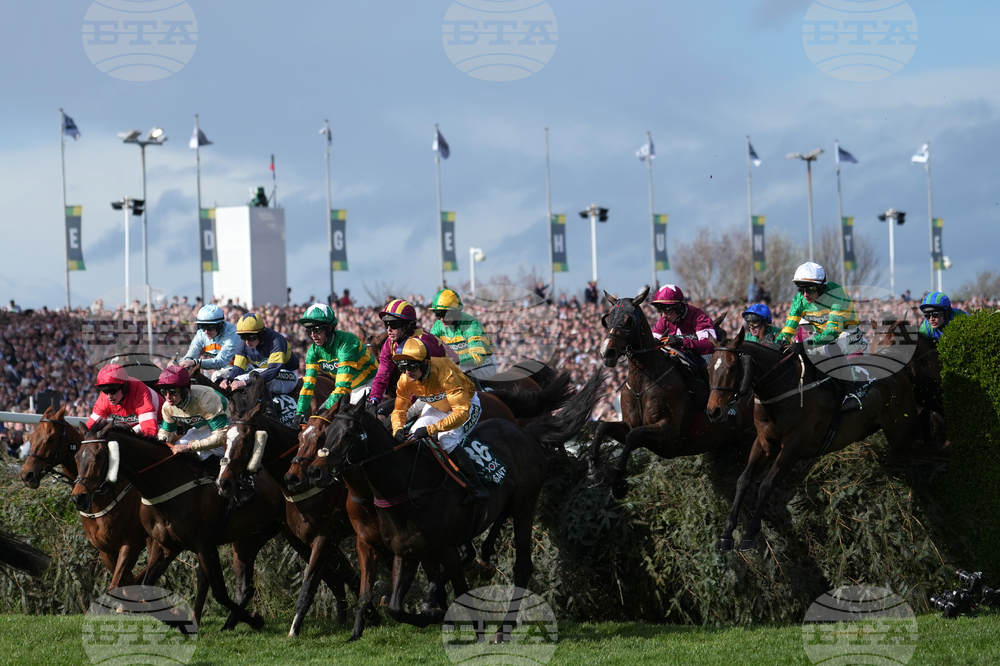 Britain Grand National Horse Racing