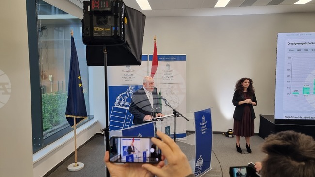 Рекордно високата избирателна активност е ясен знак, че демокрацията в Унгария функционира много добре, заяви президентът Тамаш Шуйок