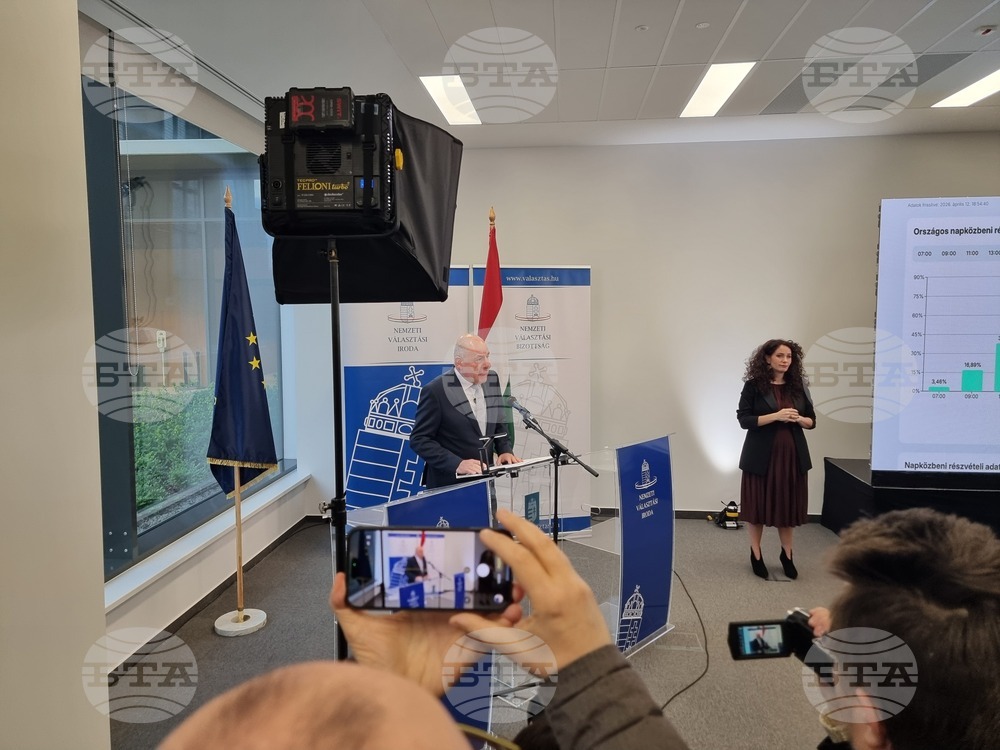 Рекордно високата избирателна активност е ясен знак, че демокрацията в Унгария функционира много добре, заяви президентът Тамаш Шуйок